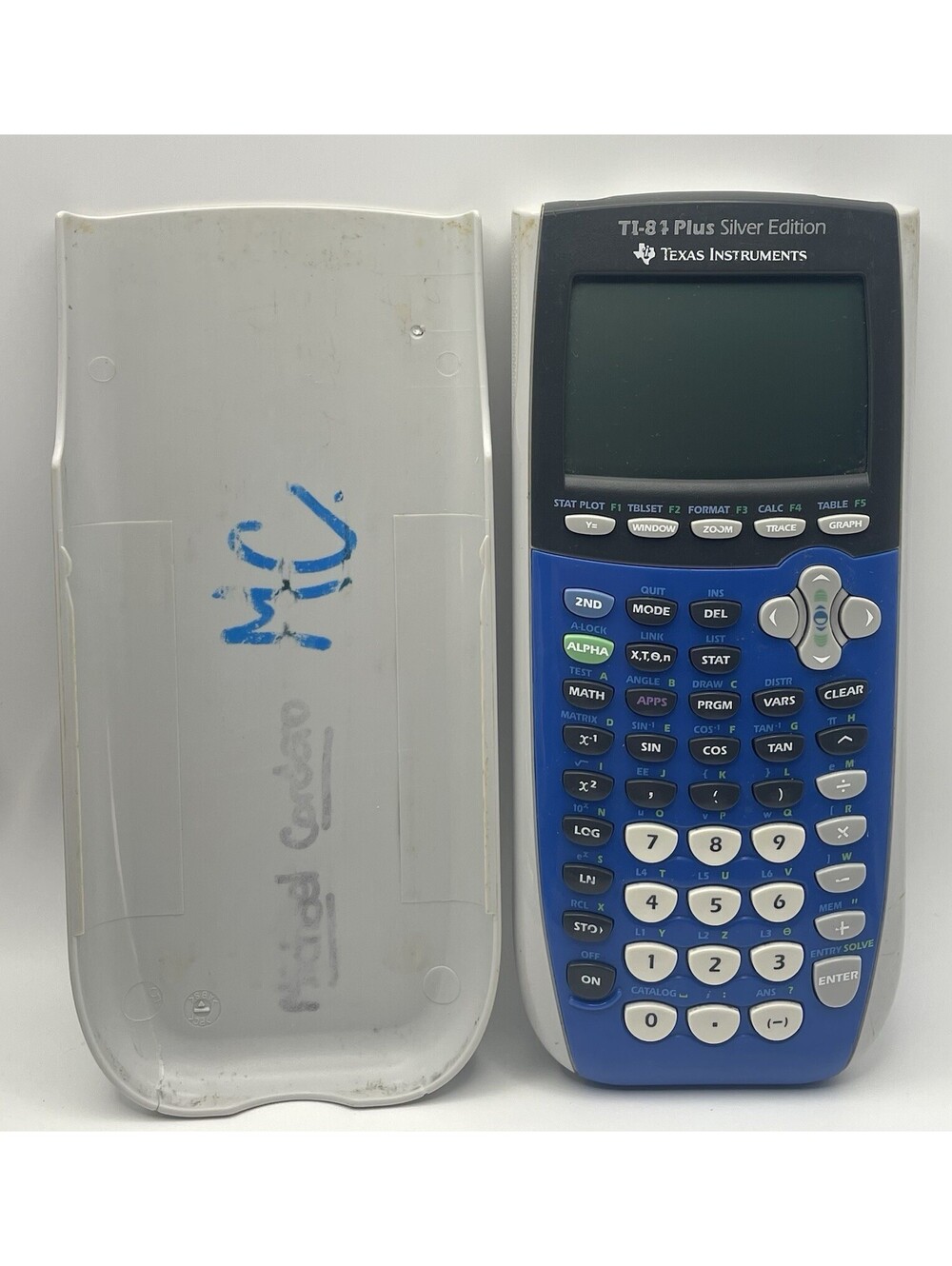 Texas Instruments TI-84 Plus Silver Edition Graphing Calculator With Cover
